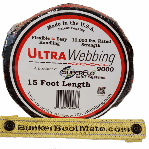 Bundle Pack: 20ft UltraWebbing and 1 Bunker Boot Mate Set